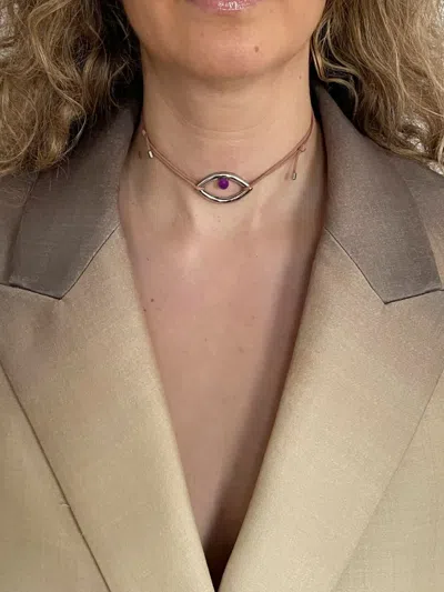 Capsule Eleven X Pantone Pendant Necklace In Silver