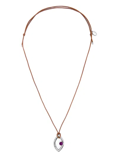 Capsule Eleven X Pantone Pendant Necklace In Silver
