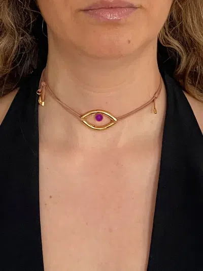 Capsule Eleven X Pantone Pendant Necklace In Gold