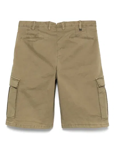 Pt Torino Relaxed Cargo Bermuda Shorts In Green