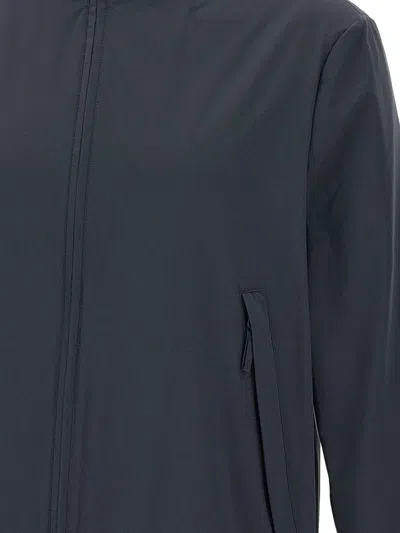 Peuterey Zip-up Bomber Jacket In Blue