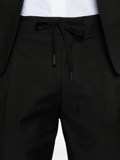 Daniele Alessandrini Black Single Breasted Suit In Black