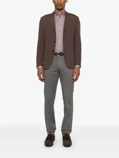Alessandro Gherardi Long-sleeve Shirt In Brown