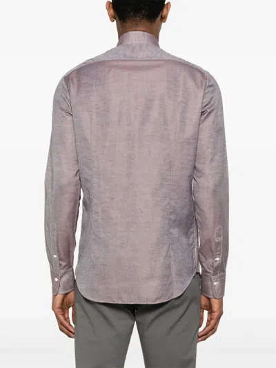 Alessandro Gherardi Long-sleeve Shirt In Brown