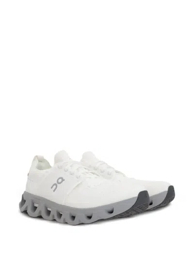 On Running Logo-print Sneakers In White