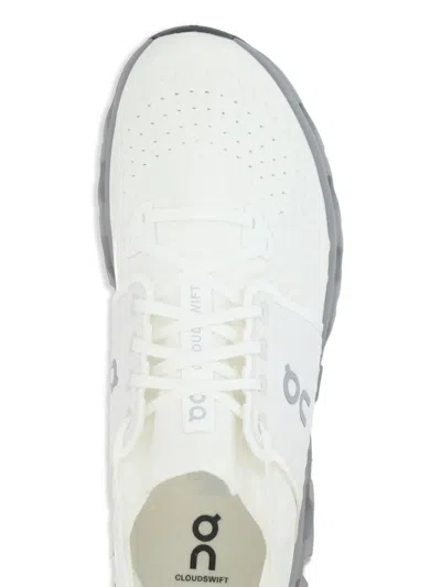 On Running Logo-print Sneakers In White