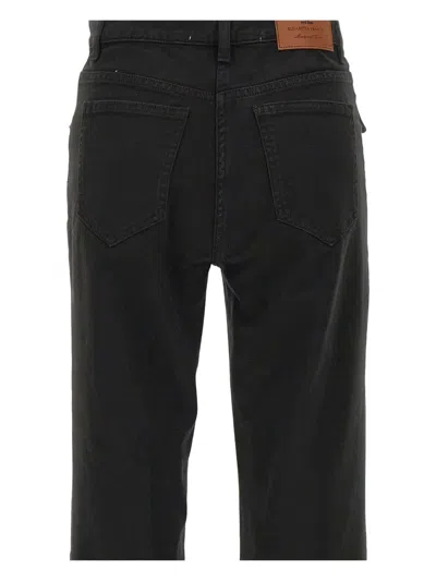 Elisabetta Franchi Jewelled Bows Trousers In Black