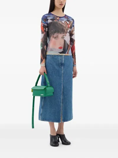 Sunnei Top - Multicolor In Blue