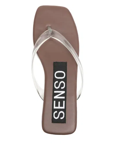 Senso Hula Slides In Brown