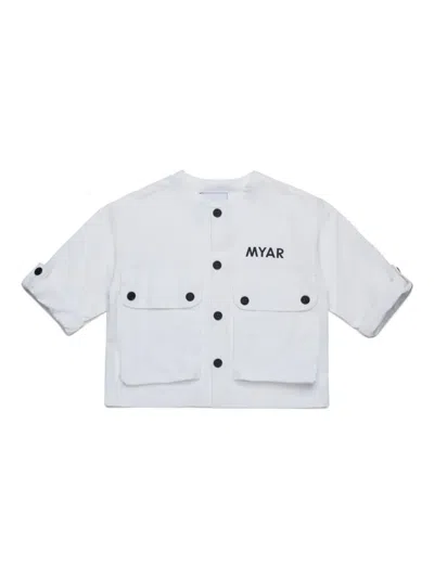 Myar Logo-print Shirt In White