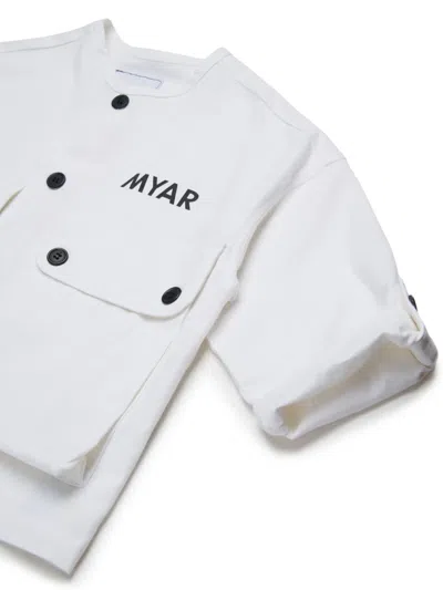 Myar Logo-print Shirt In White