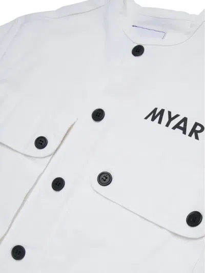 Myar Logo-print Shirt In White