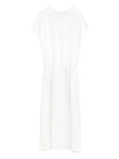 Lauren Manoogian Semi-sheer Dress In White