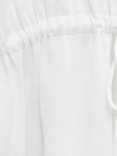 Lauren Manoogian Semi-sheer Dress In White