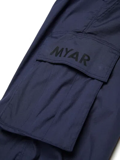 Myar Logo-print Trousers In Blue