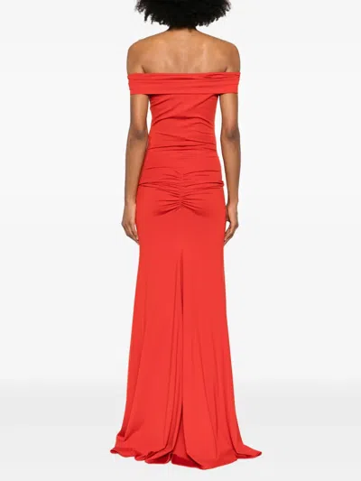 Moos Studio Lunar Maxi Dress In Red