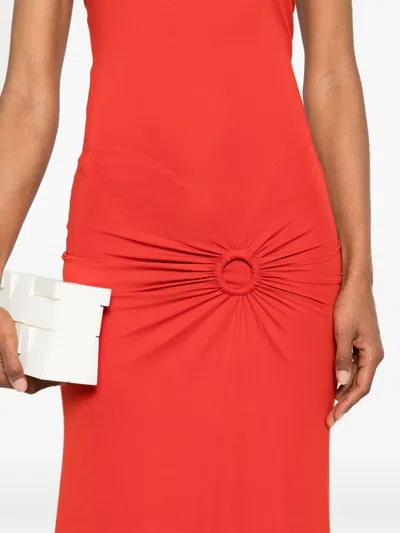 Moos Studio Lunar Maxi Dress In Red