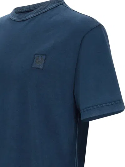 Belstaff 'hockley' Crew Neck T-shirt In Blue