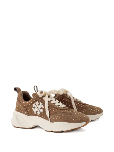 Tory Burch Good Luck Sneakers In Brown