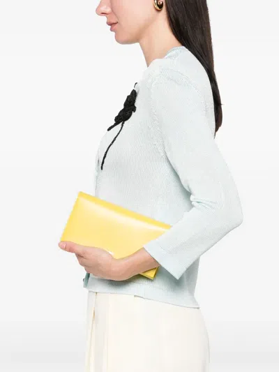 Jil Sander All Day Shoulder Bag In Yellow
