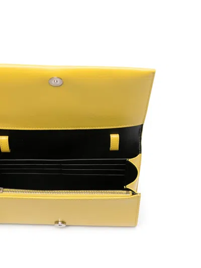Jil Sander All Day Shoulder Bag In Yellow