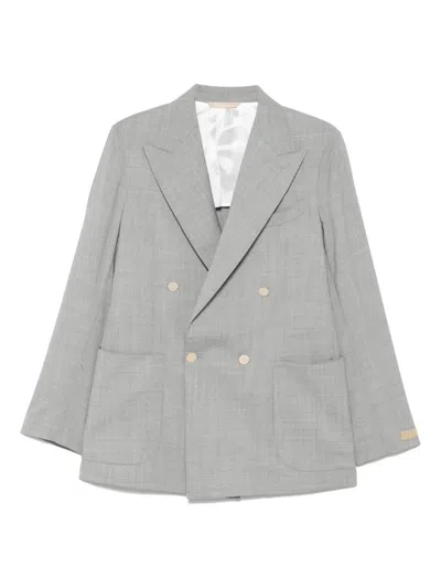 Briglia 1949 Double-breasted Blazer In Grey