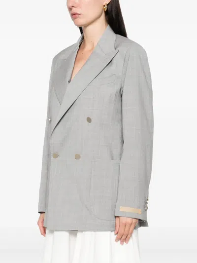 Briglia 1949 Double-breasted Blazer In Grey