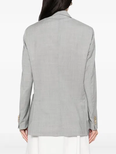 Briglia 1949 Double-breasted Blazer In Grey