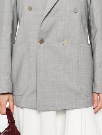 Briglia 1949 Double-breasted Blazer In Grey
