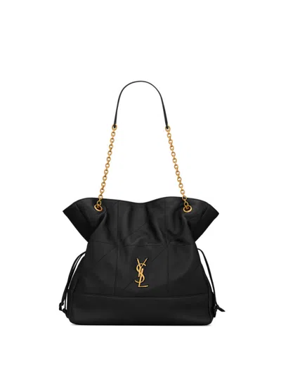 Saint Laurent Jamie 4.3 Shopping Tote Bag In Quilted Leather In Black