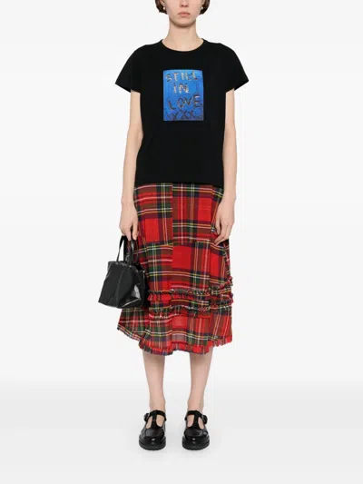 Agnès B. Graphic-print T-shirt In Black