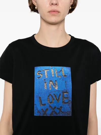 Agnès B. Graphic-print T-shirt In Black