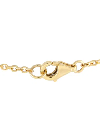 Pre-owned Lb Exclusive 14k Yellow Gold Butterfly Diamond Necklace