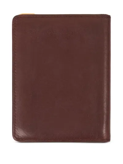 Pre-owned Cartier 1990s Leather Wallet In Red