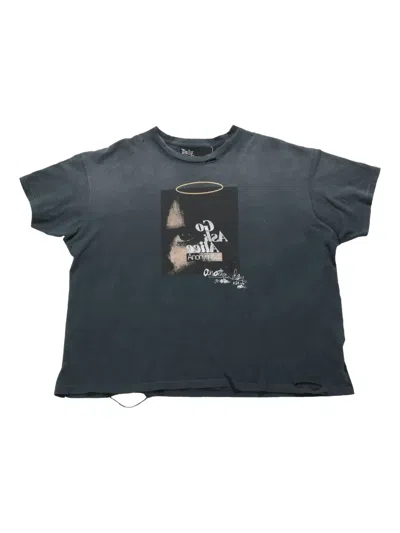 Paly Cotton T-shirt In Black