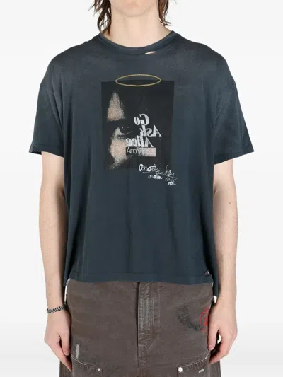 Paly Cotton T-shirt In Black