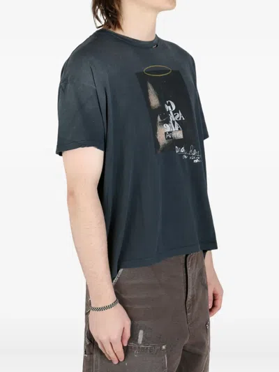 Paly Cotton T-shirt In Black