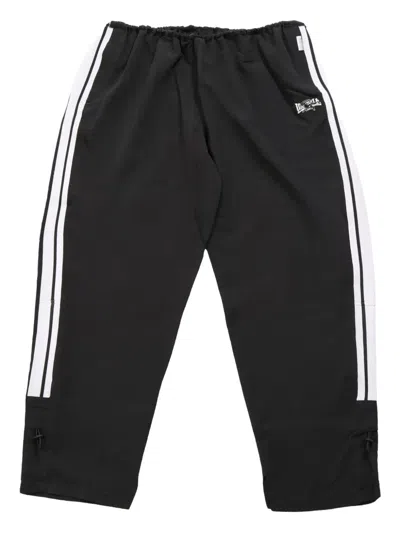 Prototypes Striped Straight-leg Trousers In Black