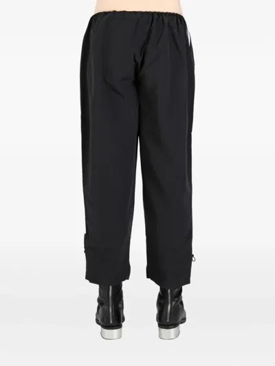 Prototypes Striped Straight-leg Trousers In Black
