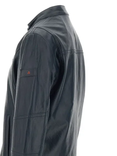 Peuterey Zip-up Bomber Jacket In Blue