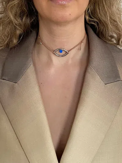 Capsule Eleven X Pantone Desert Flower Necklace In Silver