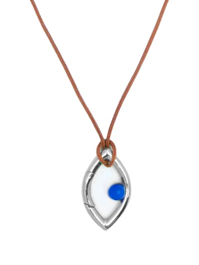 Capsule Eleven X Pantone Desert Flower Necklace In Silver