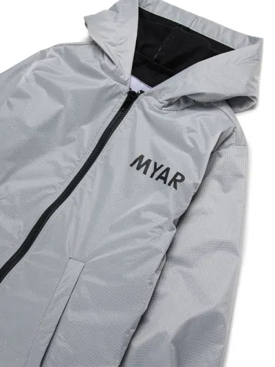 Myar Logo-print Jacket In Grey