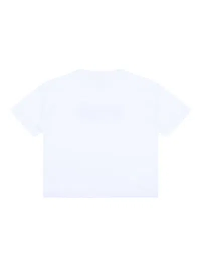 Msgm Logo-print T-shirt In White