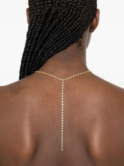 Shay 18kt Yellow Gold Diamond Lariat Necklace In Gold