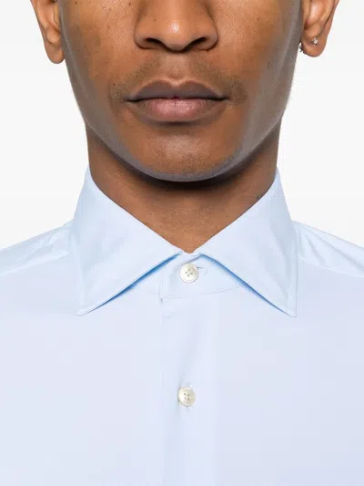 Alessandro Gherardi Long-sleeve Shirt In Blue