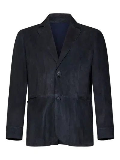 Franzese Collection Franzese Napoli Gianni Agnelli Model Blazer In Blue