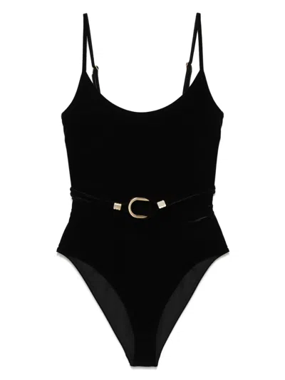 Zimmermann Black Beachwear In Black