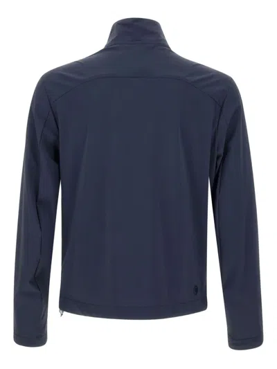 Colmar Ottoman-effect Zip-up Sweatshirt In Blue