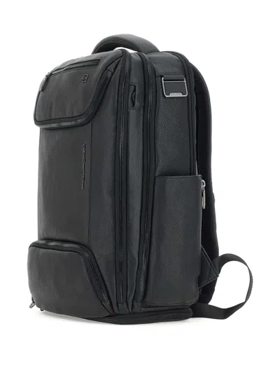 Piquadro 15.6” Laptop Holder Backpack In Black